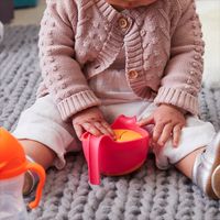 B.Box Bowl + Straw - Strawberry Shake